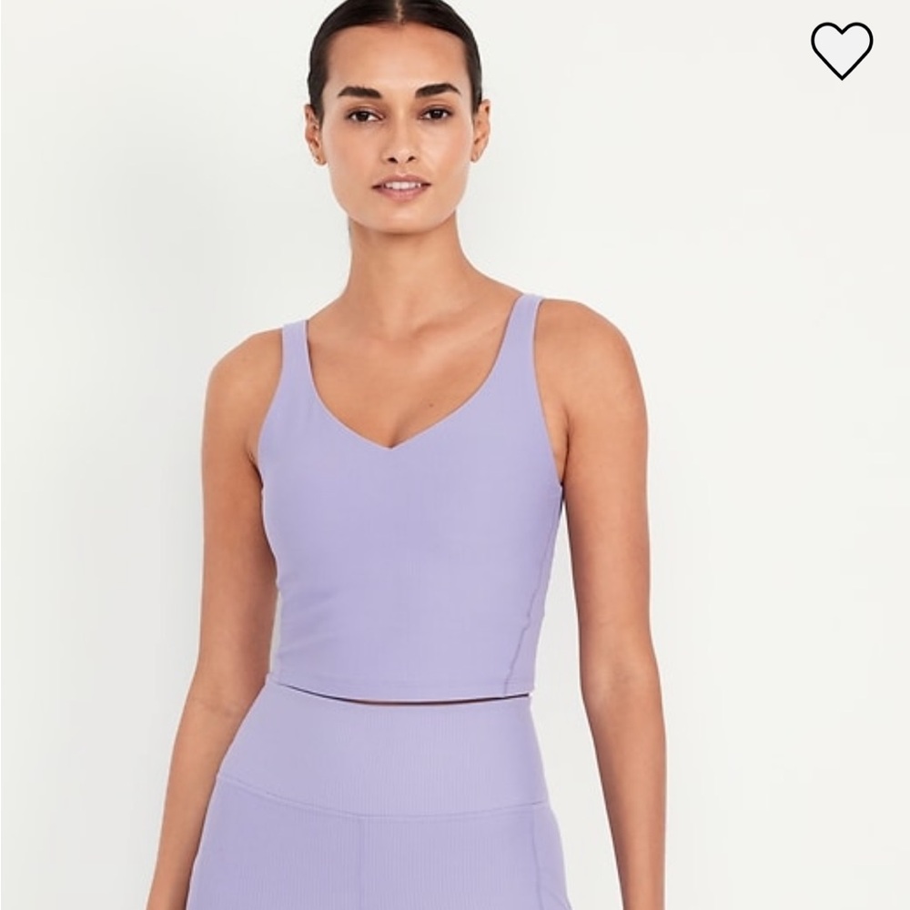 Old Navy Light Support PowerSoft Longline Sports Bra